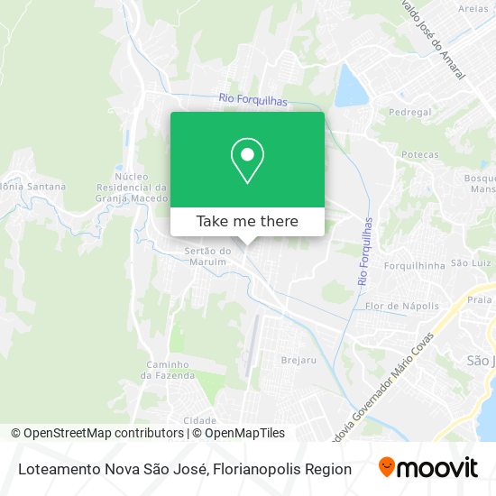 Loteamento Nova São José map