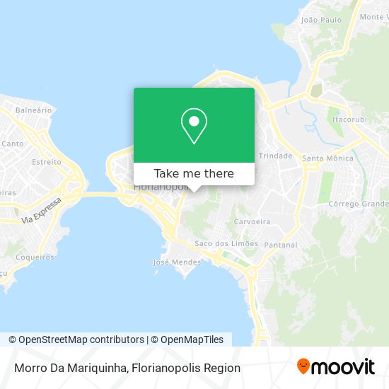 Mapa Morro Da Mariquinha