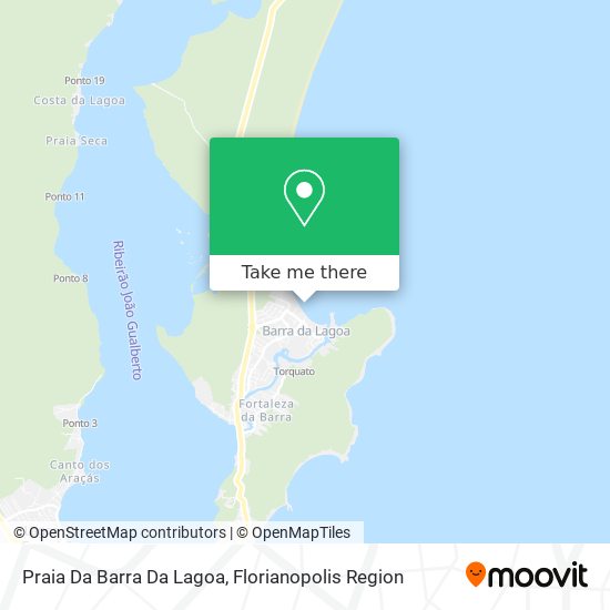 Praia Da Barra Da Lagoa map