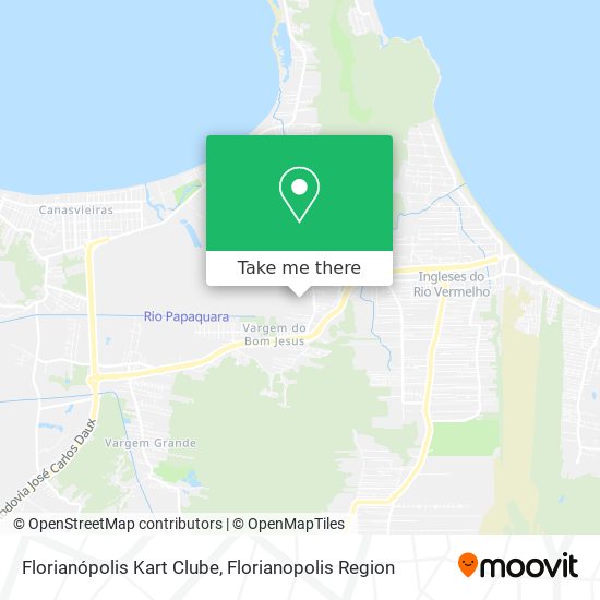 Florianópolis Kart Clube map