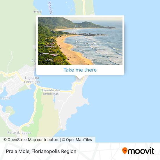 Mapa Praia Mole