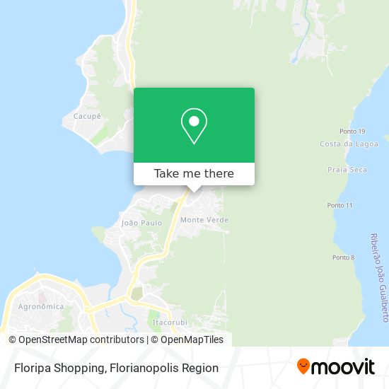 Mapa Floripa Shopping