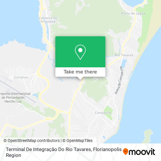 Mapa Terminal De Integração Do Rio Tavares