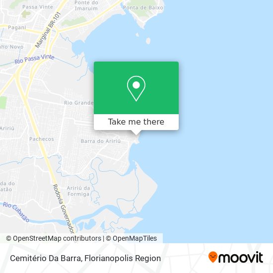 Cemitério Da Barra map