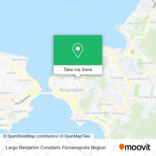 Largo Benjamin Constant map