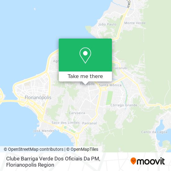 Mapa Clube Barriga Verde Dos Oficiais Da PM