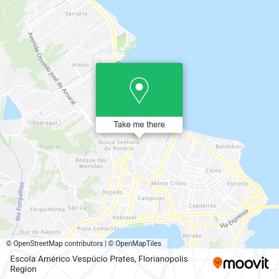 Escola Américo Vespúcio Prates map