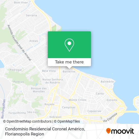 Condomínio Residencial Coronel Américo map