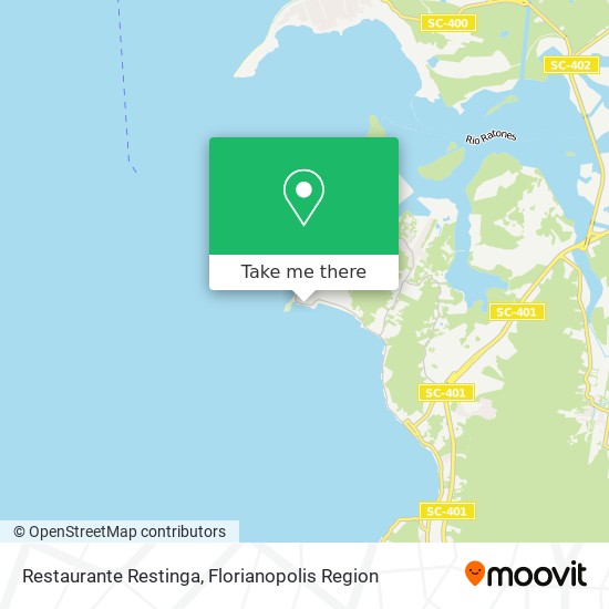Restaurante Restinga map