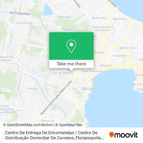 Centro De Entrega De Encomendas / Centro De Distribuição Domiciliar De Correios map