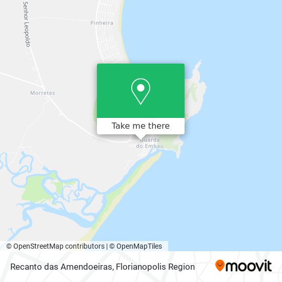 Recanto das Amendoeiras map