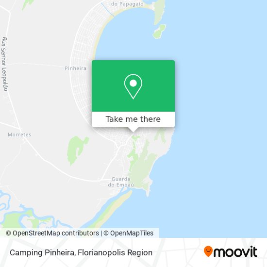 Camping Pinheira map