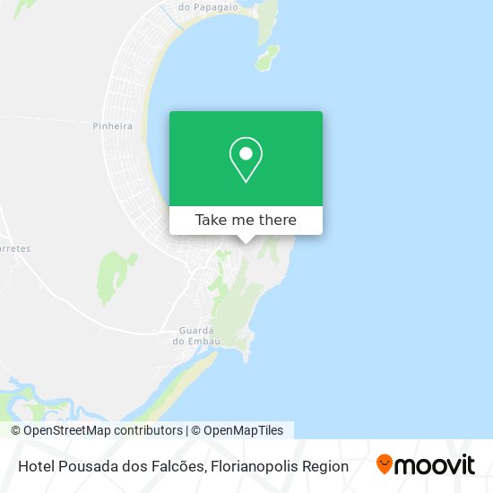 Hotel Pousada dos Falcões map