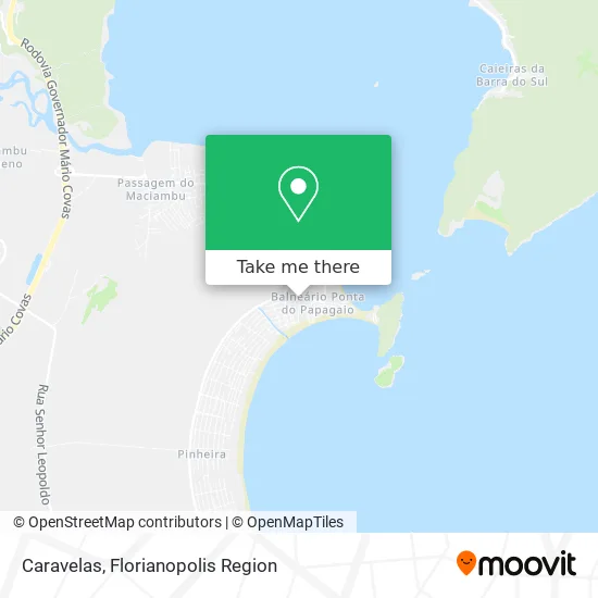 Caravelas map