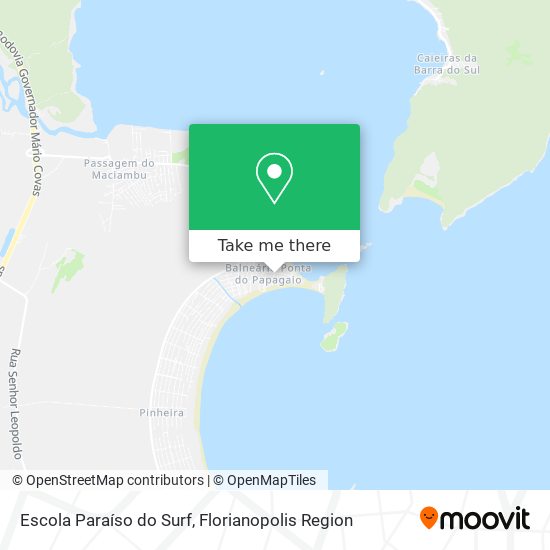 Escola Paraíso do Surf map