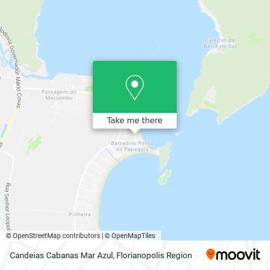 Candeias Cabanas Mar Azul map