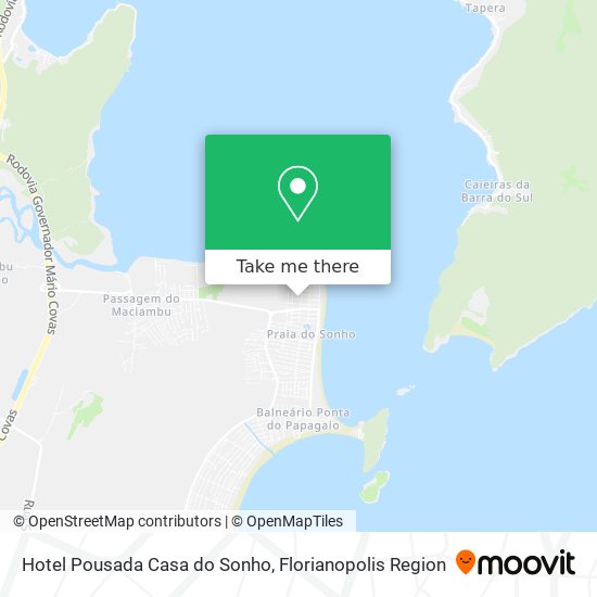 Hotel Pousada Casa do Sonho map