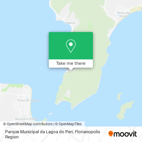 Parque Municipal da Lagoa do Peri map