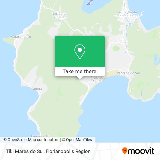 Tiki Mares do Sul map