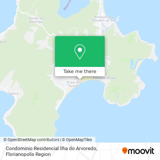 Condominio Residencial Ilha do Arvoredo map