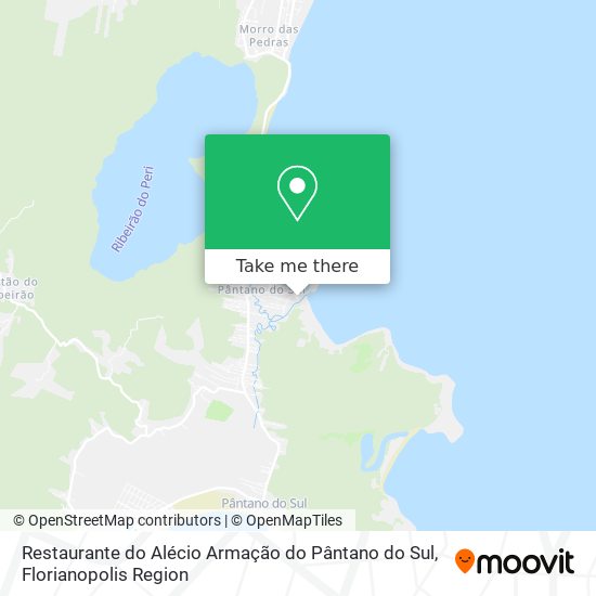 Restaurante do Alécio Armação do Pântano do Sul map