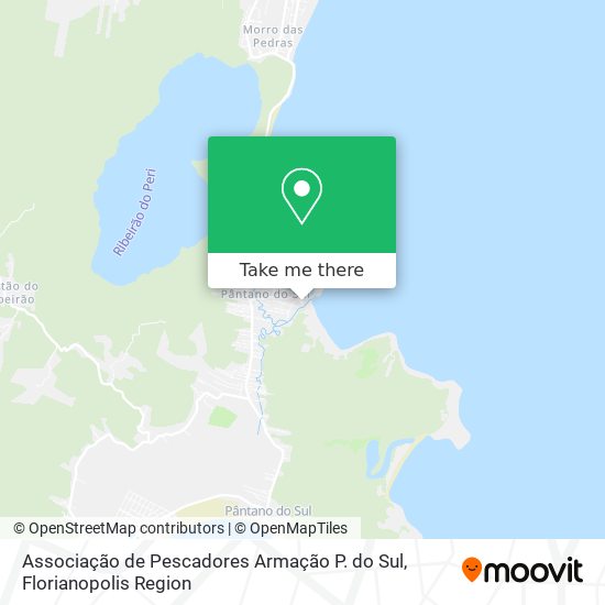 Associação de Pescadores Armação P. do Sul map