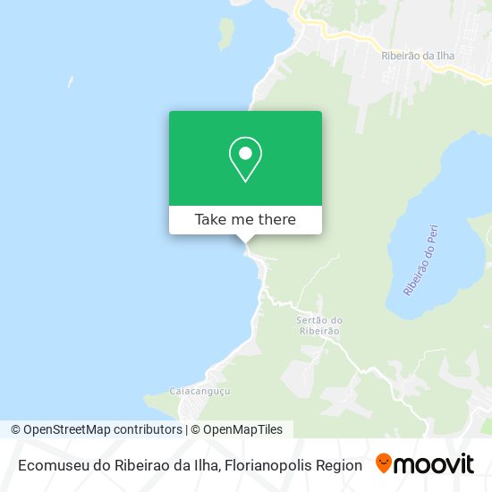Ecomuseu do Ribeirao da Ilha map