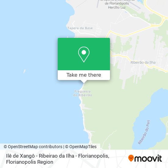 Ilê de Xangô - Ribeirao da Ilha - Florianopolis map