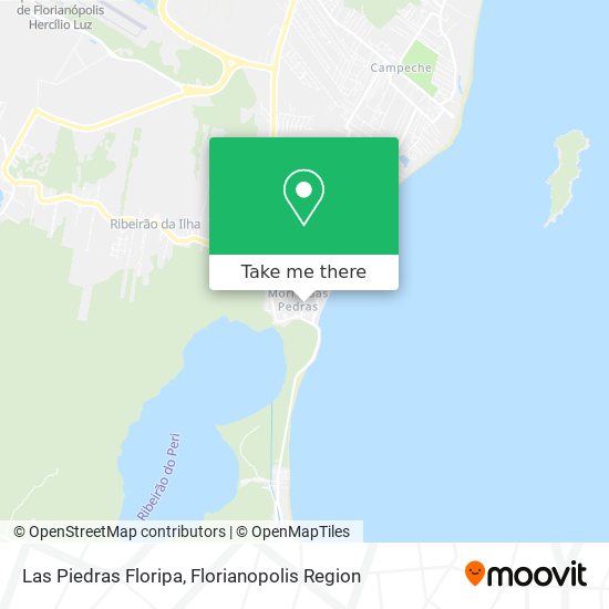 Las Piedras Floripa map