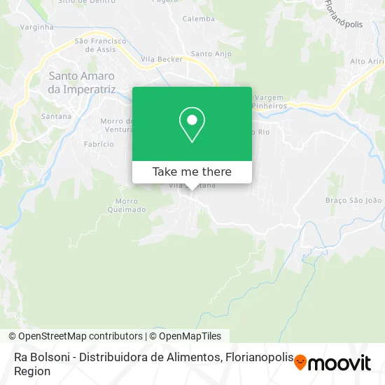 Ra Bolsoni - Distribuidora de Alimentos map