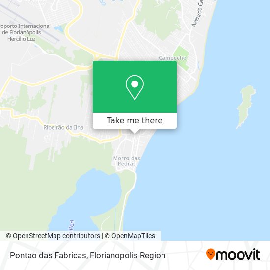 Pontao das Fabricas map
