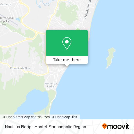 Nautilus Floripa Hostel map