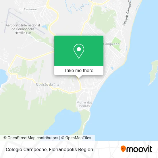 Colegio Campeche map