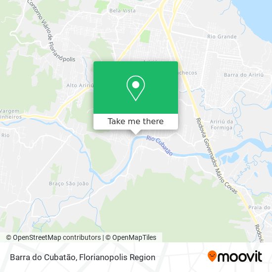 Barra do Cubatão map