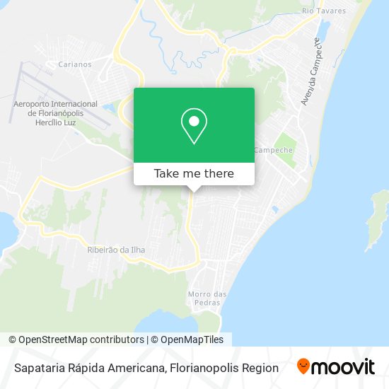Sapataria Rápida Americana map