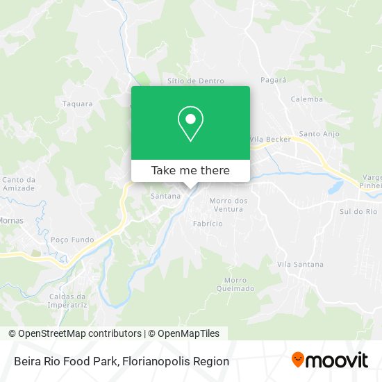 Beira Rio Food Park map