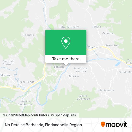 No Detalhe Barbearia map