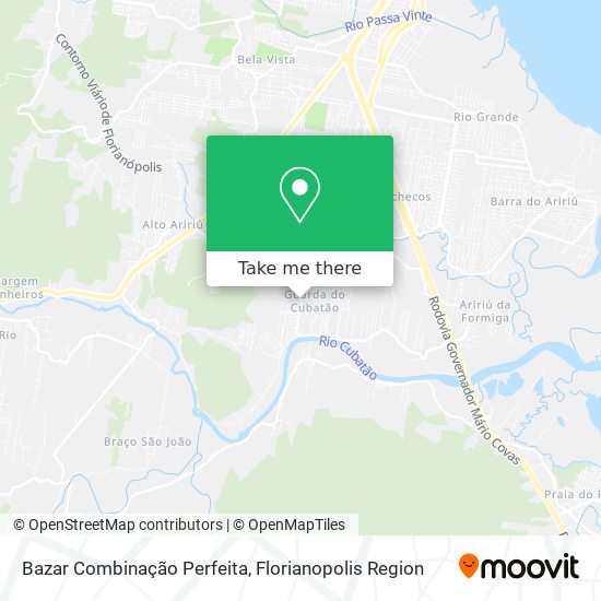 Mapa Bazar Combinação Perfeita