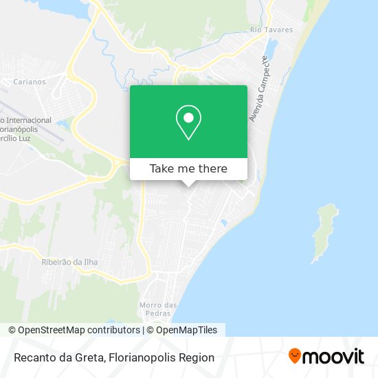 Recanto da Greta map