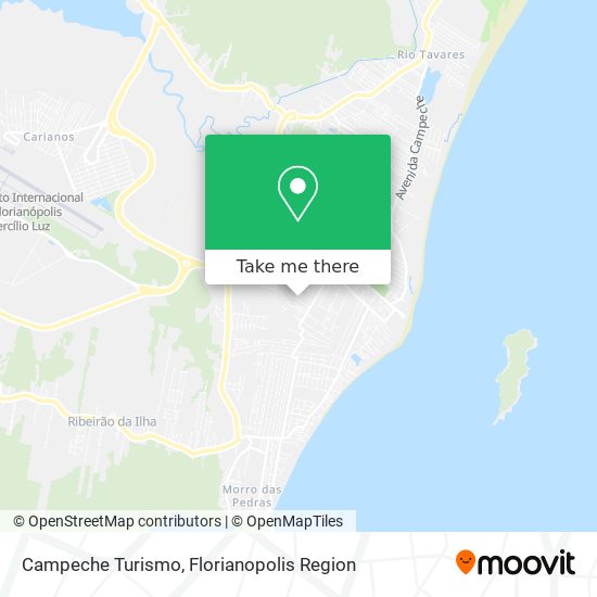 Campeche Turismo map