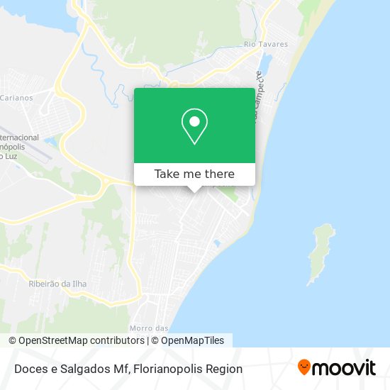 Doces e Salgados Mf map