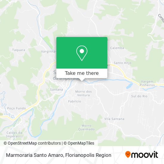 Marmoraria Santo Amaro map