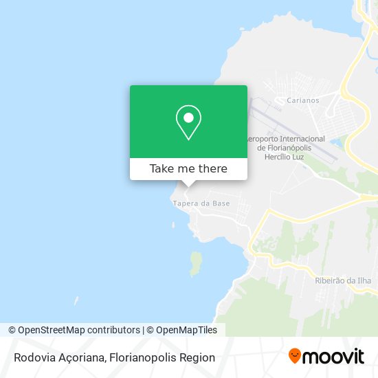 Rodovia Açoriana map