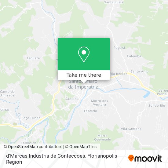 d'Marcas Industria de Confeccoes map