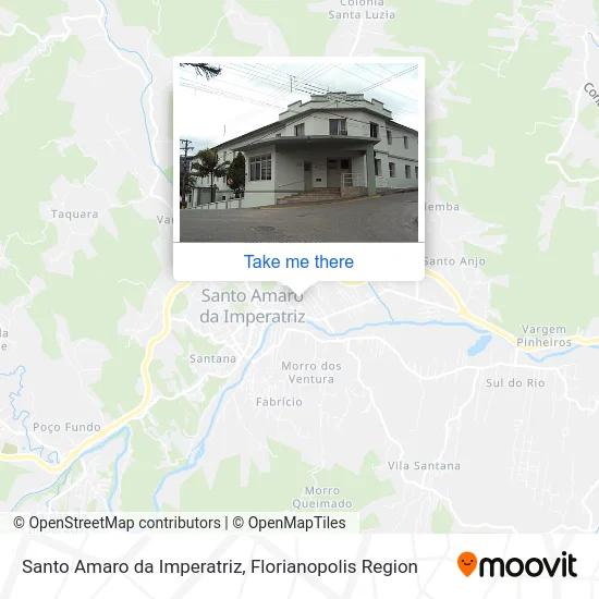 Santo Amaro da Imperatriz map