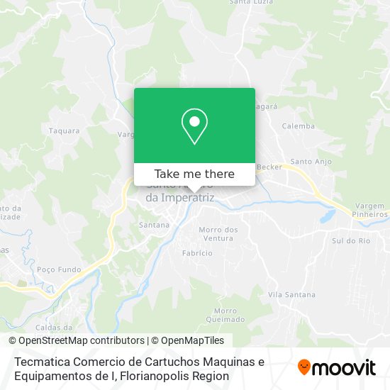 Tecmatica Comercio de Cartuchos Maquinas e Equipamentos de I map