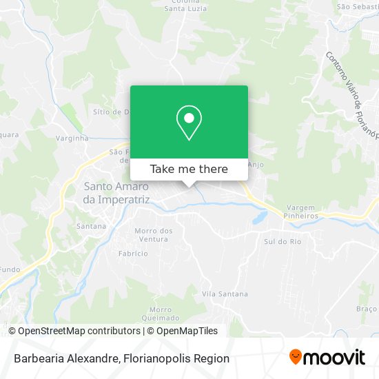 Barbearia Alexandre map