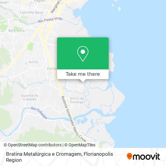 Bratina Metalúrgica e Cromagem map