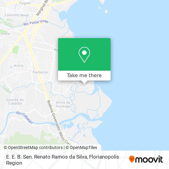 E. E. B. Sen. Renato Ramos da Silva map
