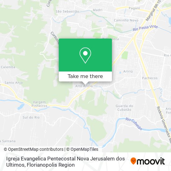 Igreja Evangelica Pentecostal Nova Jerusalem dos Ultimos map